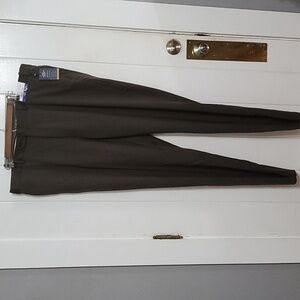 NWT Hart Schaffner Marx Mens 100%Worsted Wool Dress Pants Sz 44R UNHEMMED Brown